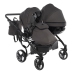 Junama Basic Duo 03 Black Nickel Dvīņu rati 2in1