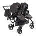 Junama Basic Duo 03 Black Nickel Dvīņu rati 2in1