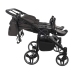 Junama Basic Duo 03 Black Nickel Dvīņu rati 2in1