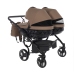 Junama Basic Duo 04 Sand Dvīņu rati 3in1