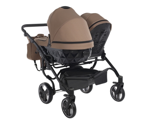 Junama Basic Duo 04 Sand Dvīņu rati 3in1