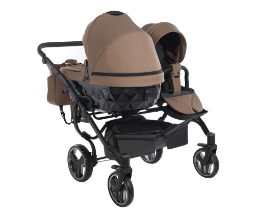 Junama Basic Duo 04 Sand Dvīņu rati 3in1