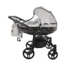 Junama Basic Duo 05 Clay Grey Dvīņu rati 2in1