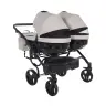 Junama Basic Duo 05 Clay Grey Dvīņu rati 2in1