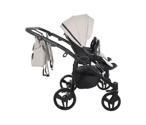 Junama Basic Duo 05 Clay Grey Dvīņu rati 2in1