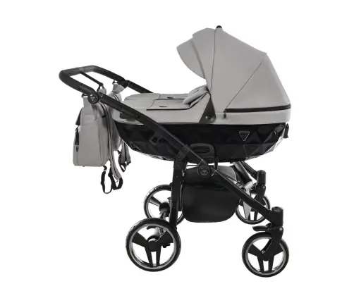 Junama Basic Duo 06 Grey Mist Dvīņu rati 2in1