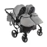 Junama Basic Duo 06 Grey Mist Dvīņu rati 2in1