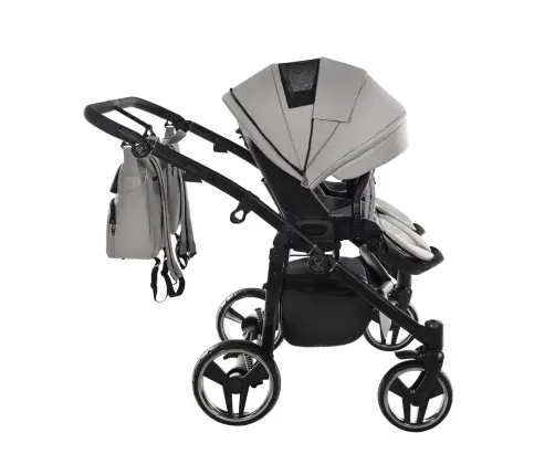 Junama Basic Duo 06 Grey Mist Dvīņu rati 2in1