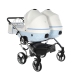 Junama Candy Duo 02 Blue Dvīņu rati 2in1