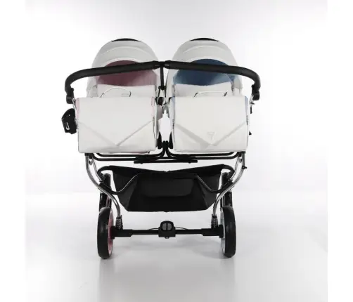 Junama Candy Duo Pink / Blue Dvīņu rati 3in1