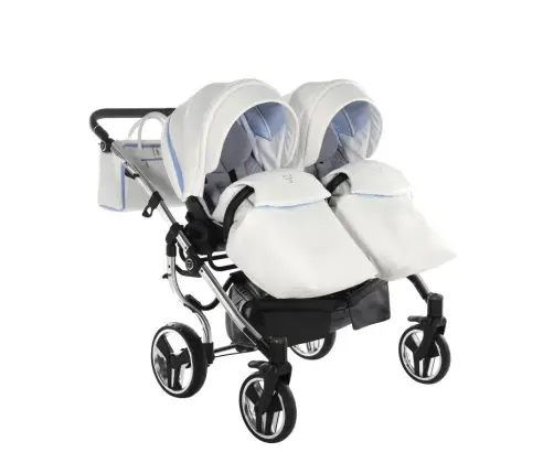 Junama Candy Duo Pink / Blue Dvīņu rati 3in1