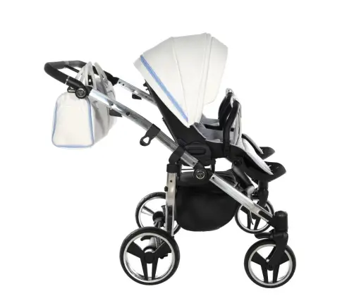 Junama Candy Duo Pink / Blue Dvīņu rati 3in1