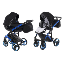 Junama Diamond Individual 02 Blue Детская коляска 2 в 1