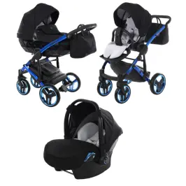 Junama Diamond Individual 02 Blue Детская коляска 3in1
