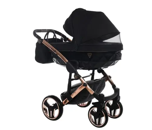Junama Diamond Individual 03 Black rose gold Bērnu rati 2 in 1