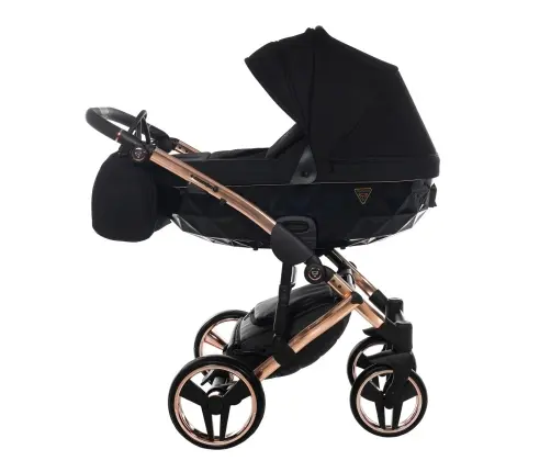 Junama Diamond Individual 03 Black rose gold Детская коляска 3in1
