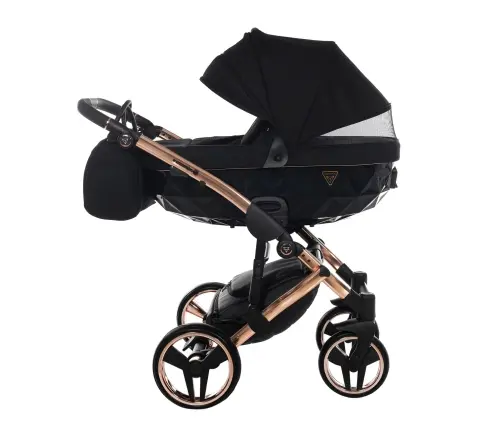Junama Diamond Individual 03 Black rose gold Детская коляска 3in1