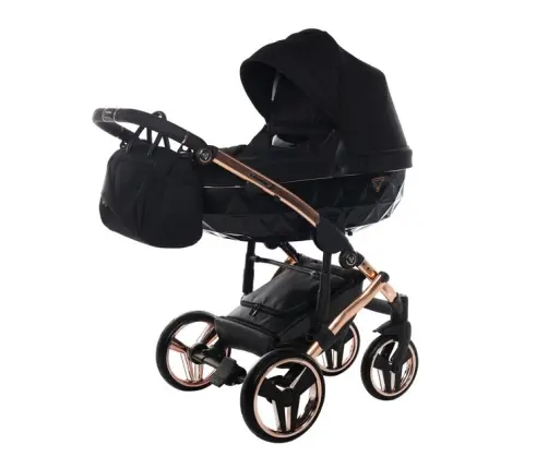 Junama Diamond Individual 03 Black rose gold Детская коляска 3in1