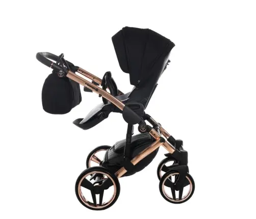 Junama Diamond Individual 03 Black rose gold Детская коляска 3in1