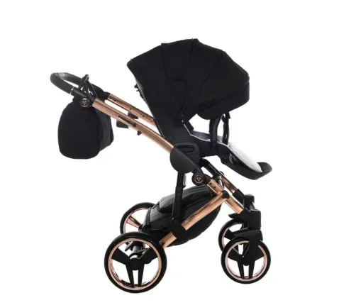 Junama Diamond Individual 03 Black rose gold Детская коляска 3in1