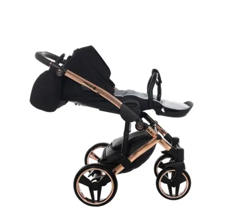 Junama Diamond Individual 03 Black rose gold Детская коляска 3in1