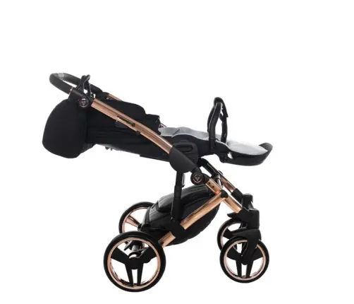 Junama Diamond Individual 03 Black rose gold Детская коляска 3in1