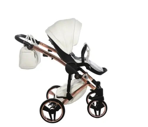 Junama Diamond Individual 06 White rose gold Детская коляска 2 в 1
