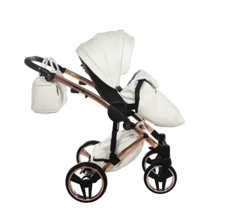 Junama Diamond Individual 06 White rose gold Детская коляска 2 в 1