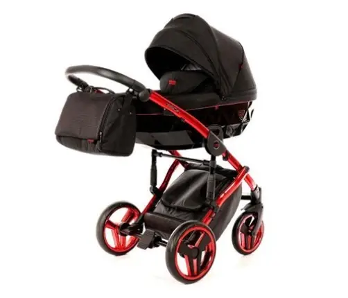 Junama Diamond Individual 2in1 01 Red Bērnu rati 2 in 1