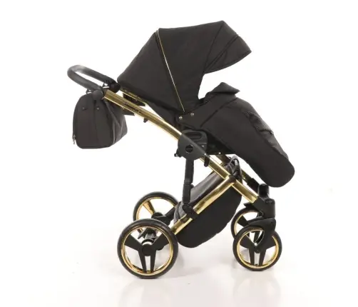 Junama Diamond S-Line 2in1 col. 02 Black Bērnu rati 2 in 1