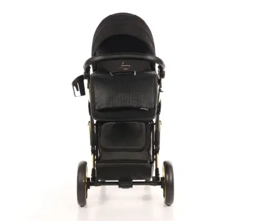 Junama Diamond S-Line 2in1 col. 02 Black Bērnu rati 2 in 1