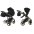 Junama Diamond S-Line 2in1 col. 02 Black Bērnu rati 2 in 1