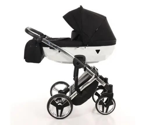 Junama Diamond S-Line 2in1 col. 04 White Детская коляска 2 в 1