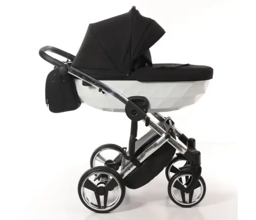 Junama Diamond S-Line 2in1 col. 04 White Детская коляска 2 в 1