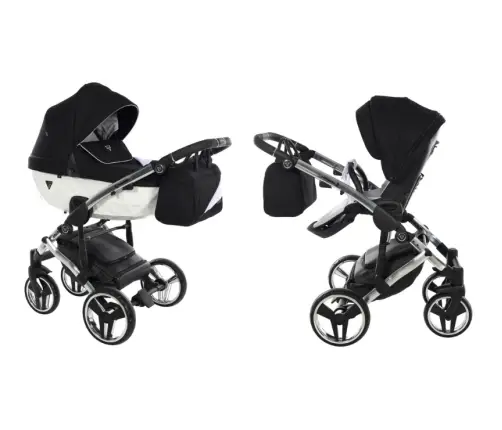 Junama Diamond S-Line 2in1 col. 04 White Детская коляска 2 в 1