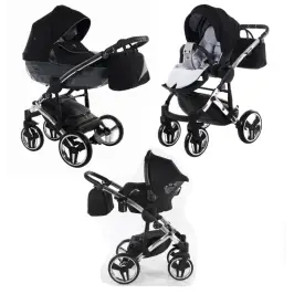 Junama Diamond S-Line 3in1 col. 03 Grey Bērnu rati 3 in 1