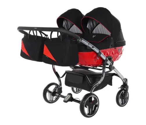 Junama Diamond S-Line Duo 01 Red Dvīņu rati 2in1