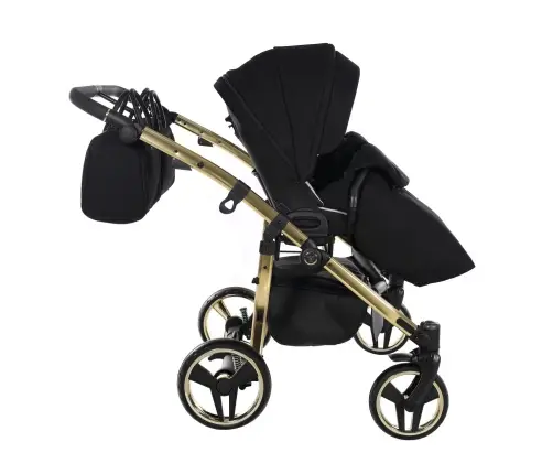 Junama Diamond S-Line Duo 02 Black Gold Dvīņu rati 2in1