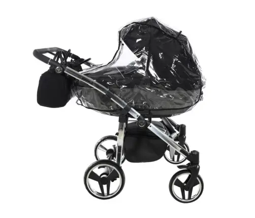 Junama Diamond S-Line Duo 03 Black Grey Dvīņu rati 3in1