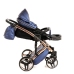 Junama Fluo Line Col.01 Navy rose gold Bērnu rati 3in1