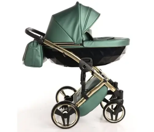 Junama Fluo Line Col.02 Green gold Детская коляска 2 в 1
