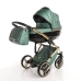 Junama Fluo Line Col.02 Green gold Bērnu rati 2in1