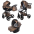 Junama Fluo Line Col.03 Bronze Bērnu rati 3in1