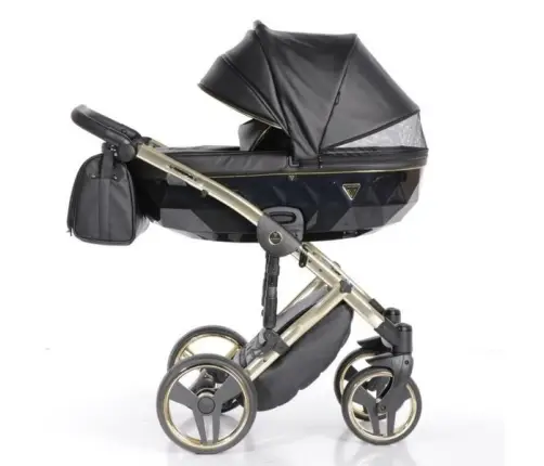 Junama Fluo Line Col.04 Black gold Детская коляска 3 в 1
