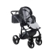 Junama Fluo Line Col.05 Anthracite Bērnu rati 2in1