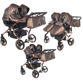 Junama Fluo Line Duo 03 Bronze Dvīņu rati 3in1