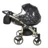 Junama Fluo Line Duo 04 Black Gold Dvīņu rati 2in1