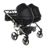 Junama Fluo Line Duo 04 Black Gold Dvīņu rati 2in1