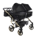 Junama Fluo Line Duo 04 Black Gold Dvīņu rati 2in1