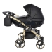 Junama Fluo Line Duo 04 Black Gold Dvīņu rati 2in1